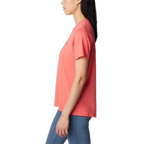 Columbia Sun Trek Short Sleeve Graphic Tee Női Póló 608-Juicy