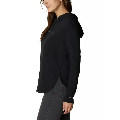 Columbia Sun Trek Hooded Pullover Női Polár, Softshell, Középréteg 010-Black