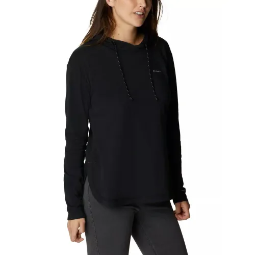 Columbia Sun Trek Hooded Pullover Női Polár, Softshell, Középréteg 010-Black
