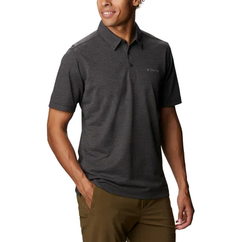 Columbia Havercamp Pique Polo Férfi Galléros póló 010-Black