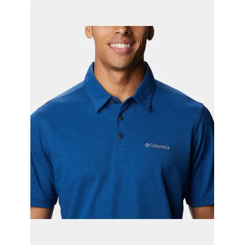 Columbia Havercamp Pique Polo Férfi Galléros póló 464-Collegiate Navy