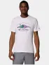 Columbia Path Lake Graphic Tee II Férfi Póló 109-White