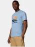Columbia Path Lake Graphic Tee II Férfi Póló 431-Ripple Blue
