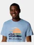 Columbia Path Lake Graphic Tee II Férfi Póló 431-Ripple Blue