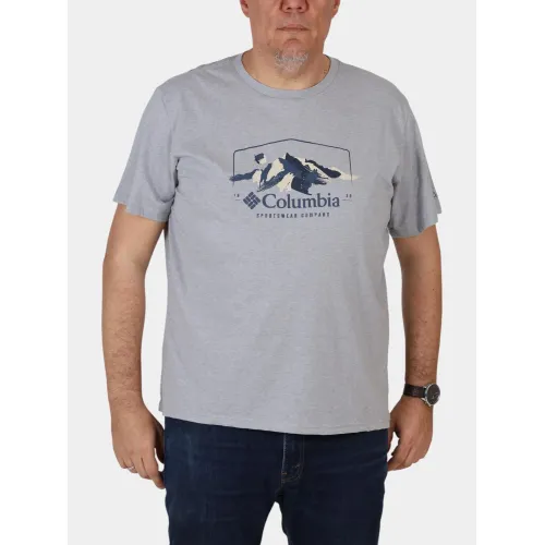 Columbia Path Lake Graphic Tee II Columbia Path Lake Graphic Tee II Férfi Póló 044-Columbia Grey