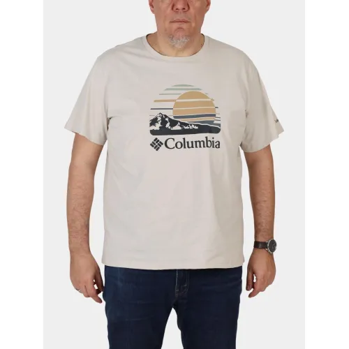Columbia Path Lake Graphic Tee II Columbia Path Lake Graphic Tee II Férfi Póló 281-Dark Stone
