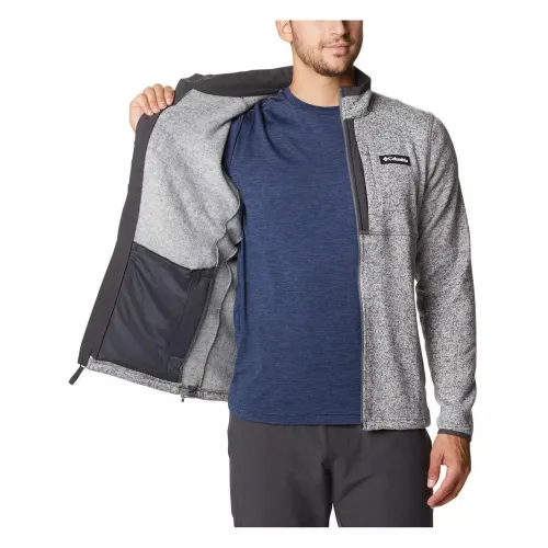 Columbia Sweater Weather Full Zip Férfi Polár, Softshell, Középréteg 023-Columbia Grey