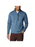 Columbia Sweater Weather Half Zip Férfi Polár, Softshell, Középréteg 449-Bluestone
