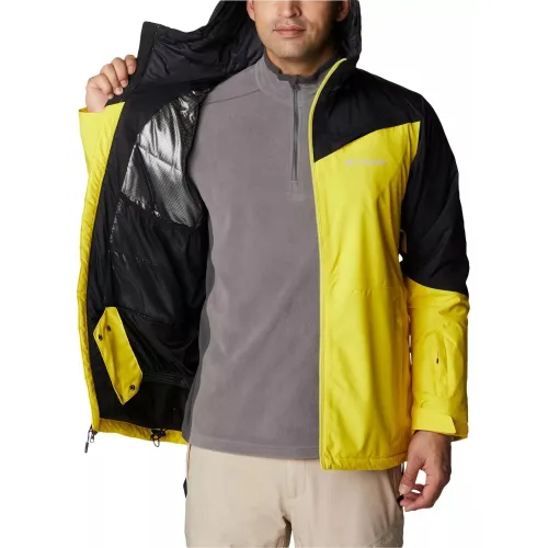 Columbia Iceberg Point Jacket Férfi Síkabát, Snowboard kabát 716-Laser Lemon