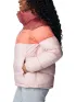 Columbia Puffect Color Blocked Jacket Női Utcai Kabát 626-Dusty Pink