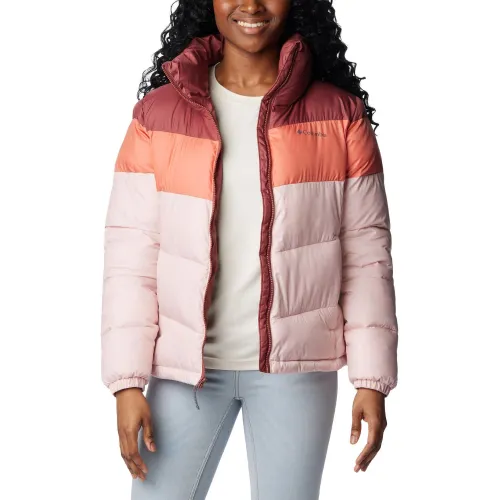 Columbia Puffect Color Blocked Jacket Női Utcai Kabát 626-Dusty Pink