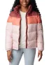 Columbia Puffect Color Blocked Jacket Női Utcai Kabát 626-Dusty Pink