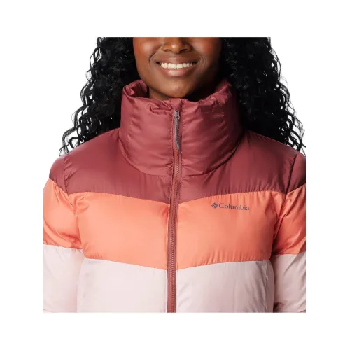 Columbia Puffect Color Blocked Jacket Női Utcai Kabát 626-Dusty Pink