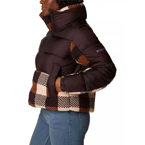 Columbia Leadbetter Point Sherpa Hybrid Női Utcai Kabát 203-New Cinder