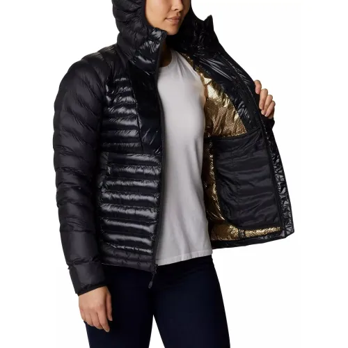 Columbia Labyrinth Loop Hooded Jacket Női Utcai Kabát 010-Black
