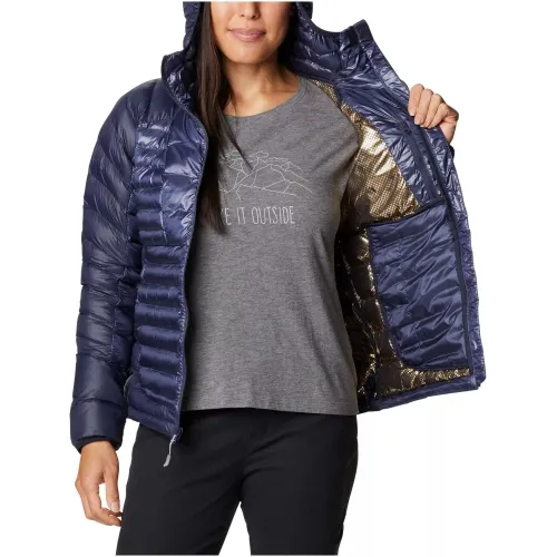 Columbia Labyrinth Loop Hooded Jacket Női Utcai Kabát 466-Nocturnal