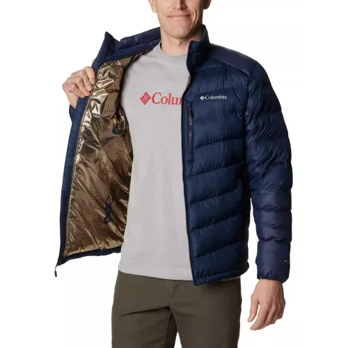 Columbia Labyrinth Loop Jacket Férfi Utcai Kabát 464-Collegiate Navy