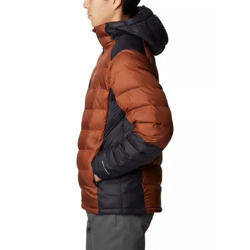 Columbia Labyrinth Loop Hooded Jacket Férfi Utcai Kabát 242-Dark Amber