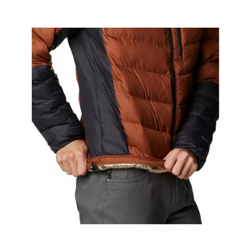 Columbia Labyrinth Loop Hooded Jacket Férfi Utcai Kabát 242-Dark Amber