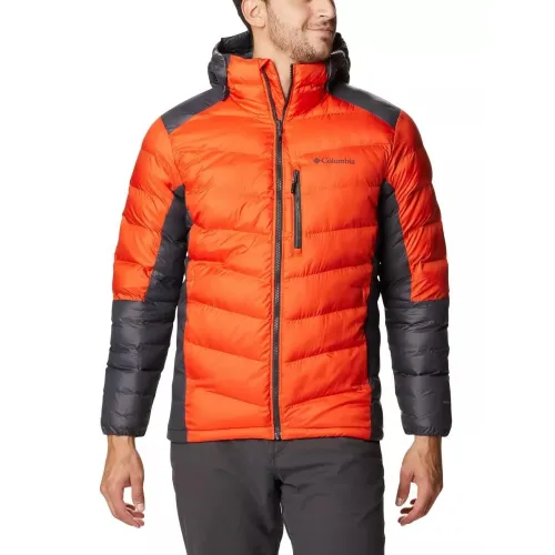 Columbia Labyrinth Loop Hooded Jacket Férfi Utcai Kabát 813-Red Quartz