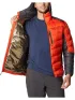 Columbia Labyrinth Loop Hooded Jacket Férfi Utcai Kabát 813-Red Quartz
