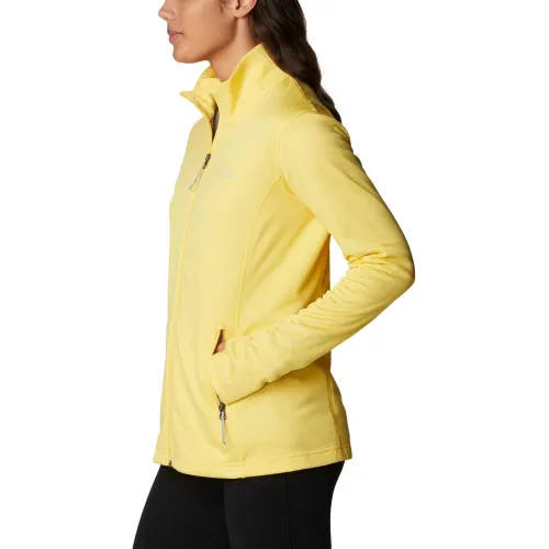 Columbia W Park View Grid Fleece Full Zip Női Polár, Softshell, Középréteg 771-Sun Glow
