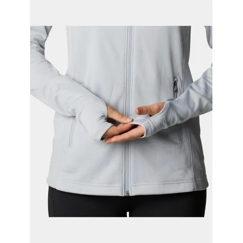 Columbia W Park View Grid Fleece Full Zip Női Polár, Softshell, Középréteg 031-Cirrus Grey