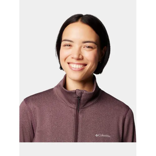 Columbia W Park View Grid Fleece Full Zip Női Polár, Softshell, Középréteg 607-Moonvista