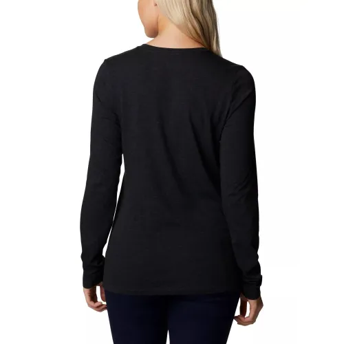 Columbia Hidden Haven LS Tee Női Hosszú ujjú póló 010-Black