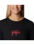 Columbia Hidden Haven LS Tee Női Hosszú ujjú póló 010-Black