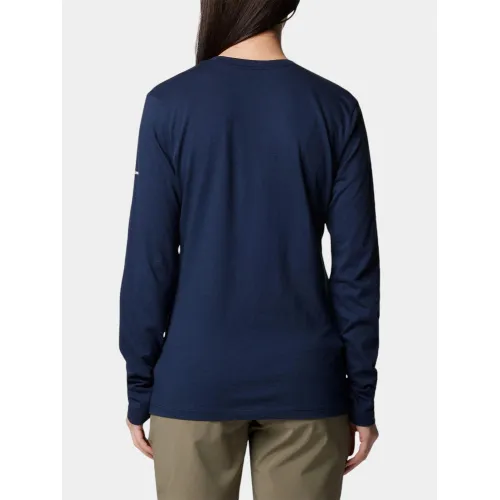 Columbia Hidden Haven Long Sleeve Tee Női Hosszú ujjú póló 463-Collegiate Navy