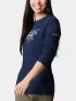 Columbia Hidden Haven Long Sleeve Tee Női Hosszú ujjú póló 463-Collegiate Navy
