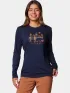 Columbia Hidden Haven Long Sleeve Tee Női Hosszú ujjú póló 465-Collegiate Navy