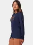 Columbia Hidden Haven Long Sleeve Tee Női Hosszú ujjú póló 465-Collegiate Navy