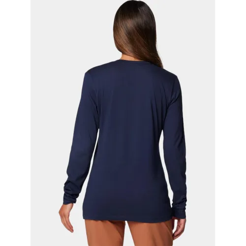 Columbia Hidden Haven Long Sleeve Tee Női Hosszú ujjú póló 465-Collegiate Navy