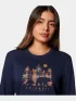 Columbia Hidden Haven Long Sleeve Tee Női Hosszú ujjú póló 465-Collegiate Navy