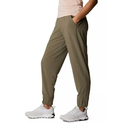 Columbia Pleasant Creek Warm Jogger Női Túranadrág, esőnadrág 397-Stone Green