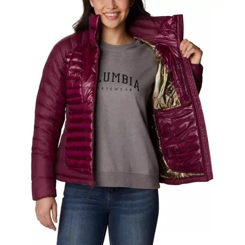 Columbia Labyrinth Loop Jacket Női Utcai Kabát 616-Marionberry