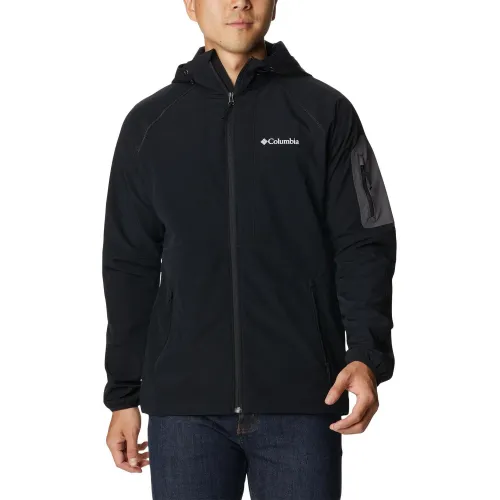 Columbia Tall Heights Hooded Softshell Férfi Polár, Softshell, Középréteg 011-Black