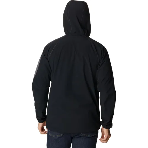 Columbia Tall Heights Hooded Softshell Férfi Polár, Softshell, Középréteg 011-Black