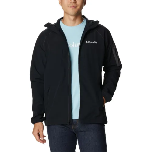 Columbia Tall Heights Hooded Softshell Férfi Polár, Softshell, Középréteg 011-Black