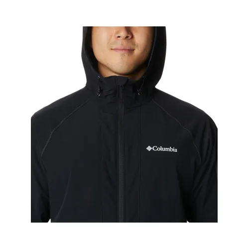 Columbia Tall Heights Hooded Softshell Férfi Polár, Softshell, Középréteg 011-Black