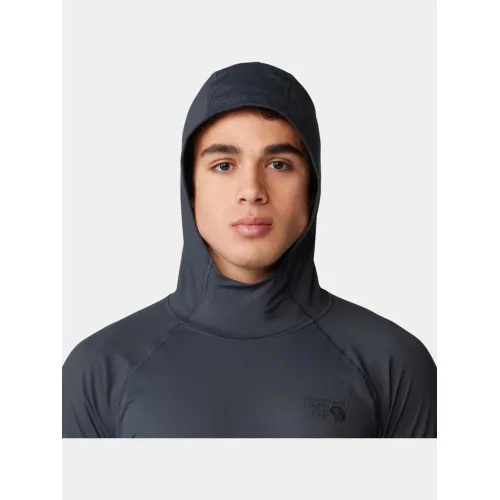 Mountain Hardwear Crater Lake Hoody Mountain Hardwear Crater Lake Hoody Férfi Hosszú ujjú póló 004-Dark Storm