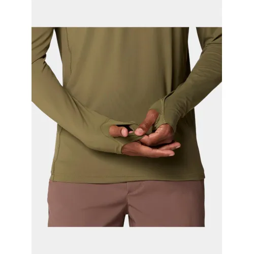 Mountain Hardwear Crater Lake Hoody Mountain Hardwear Crater Lake Hoody Férfi Hosszú ujjú póló 353-Combat Green