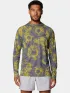 Mountain Hardwear Crater Lake Hoody Mountain Hardwear Crater Lake Hoody Férfi Hosszú ujjú póló 445-Adriatic Blue Spore Dye Print