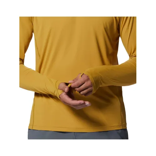 Mountain Hardwear Crater Lake Long Sleeve Crew Mountain Hardwear Crater Lake Long Sleeve Crew Férfi Hosszú ujjú póló 746-Mojave Tan