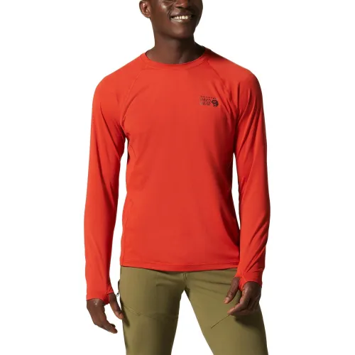Mountain Hardwear Crater Lake Long Sleeve Crew Mountain Hardwear Crater Lake Long Sleeve Crew Férfi Hosszú ujjú póló 831-Desert Red