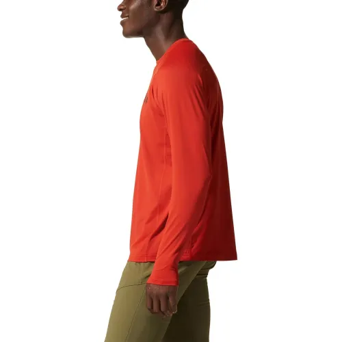 Mountain Hardwear Crater Lake Long Sleeve Crew Mountain Hardwear Crater Lake Long Sleeve Crew Férfi Hosszú ujjú póló 831-Desert Red