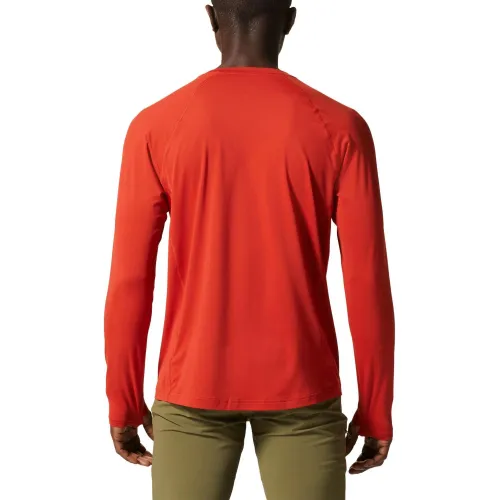 Mountain Hardwear Crater Lake Long Sleeve Crew Mountain Hardwear Crater Lake Long Sleeve Crew Férfi Hosszú ujjú póló 831-Desert Red