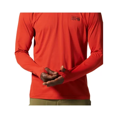 Mountain Hardwear Crater Lake Long Sleeve Crew Mountain Hardwear Crater Lake Long Sleeve Crew Férfi Hosszú ujjú póló 831-Desert Red